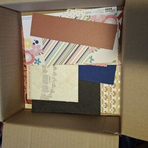 Box Of Scrapbook Odds & Ends